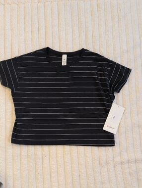 lululemon athletica Cates Tee with White Stripes